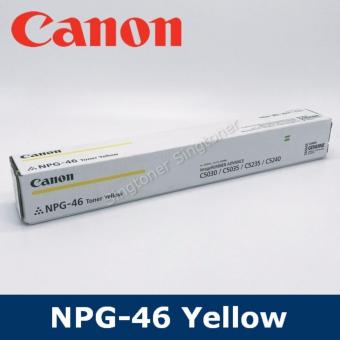 original canon npg 46 yellow toner for imagerunner c5030 original canon npg 46 yellow toner for imagerunner c5030