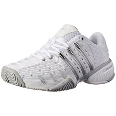 adidas Performance Womens Barricade V Classic W Tennis Shoe, White/Silver/Grey, US - intl