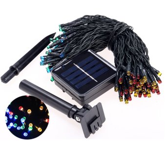 Waterproof 12m 100 Led Solar String Light Multi Color Christmas Party Waterproof 12m 100 Led Solar String Light Multi Color Christmas Party