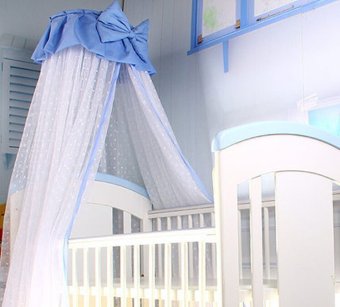 Netting Bed Canopy Dome Bowknot Mosquito Net For Princess and Baby ...