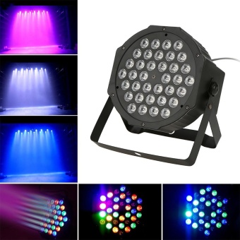 36LEDs RGB Plastic Mini Flat Stage Par Light DMX512 Sound Auto Master-slave 7/4Channels For Bar Club Disco DJ Party - Intl July 2018 - 3 36LEDs RGB Plastic Mini Flat Stage Par Light DMX512 Sound Auto Master-slave 7/4Channels for Bar Club Disco DJ Party - intl - 3