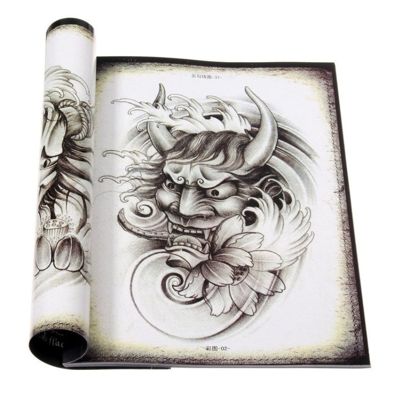 DHS 70 PagesTraditional Chinese Tattoo Manuscripts Flash Design
Sketch Art Book