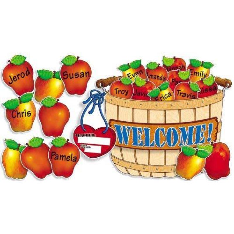 Giant Apple Basket Bulletin Board