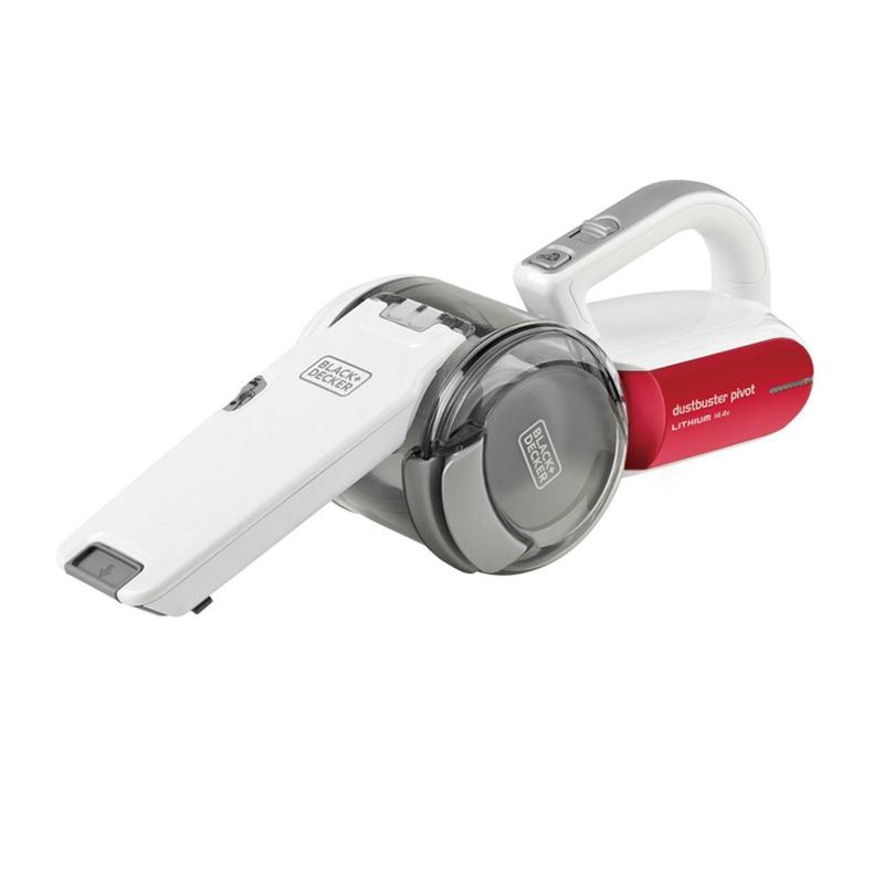 Black and Decker 14.4V Li-ion PIVOT Dustbuster Vacuum with Extension PV1420LR-B1 (Red) + Dustbuster Extension Kit PVA03-B1 Singapore