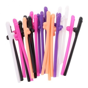 BolehDeals Hen Party Colorful Confetti Pink Willy Headband 20pcs Dicky Drinking Straws - Intl April 2018 - 4 BolehDeals Hen Party Colorful Confetti Pink Willy Headband 20pcs Dicky Drinking Straws - intl - 4