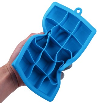 Creative DIY Big Silicone Ice Tray Mold Square Shape Sky Blue June 2018 - 2 Creative DIY Big Silicone Ice Tray Mold Square Shape Sky Blue - 2