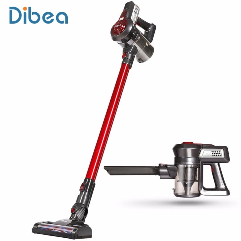 Dibea C17 Cordless 2 in 1 Lightweight Stick Handheld Vacuum Cleaner, Rechargeable Sweeper with Charging Base - intl Singapore