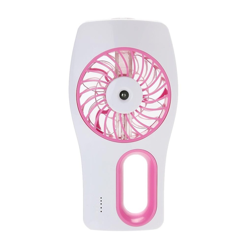 Mini Handheld USB Charge Spray Humidifier Air Conditioning Fan
(Pink) - intl Singapore