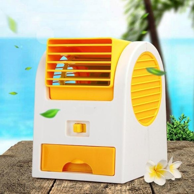 USB Perfume Turbine Mini Fan Air Conditioner (Orange) - intl Singapore