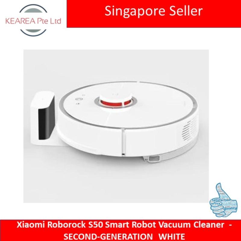 Xiaomi Roborock S50 Smart Robot Vacuum Cleaner - SECOND-GENERATION WHITE Singapore