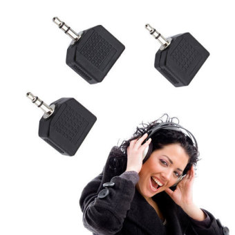 3 X 3.5mm To 3.5mm Audio Earphone Jack Splitter Adapter June 2018 - 2 3 X 3.5mm to 3.5mm Audio Earphone Jack Splitter Adapter - 2