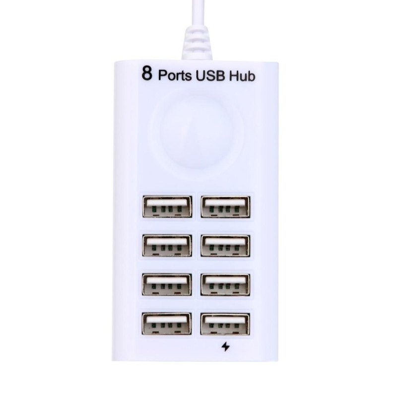 8in 1 USB 2.0 High Speed 60MB/s USB Splitter 8 ports Converter Adapter WH - intl