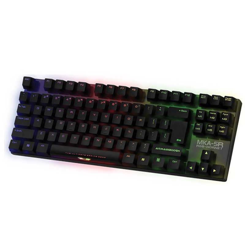 Armaggeddon Marco-Able™ RGB Keyboard MKA-5R Black (Red Switch) Singapore