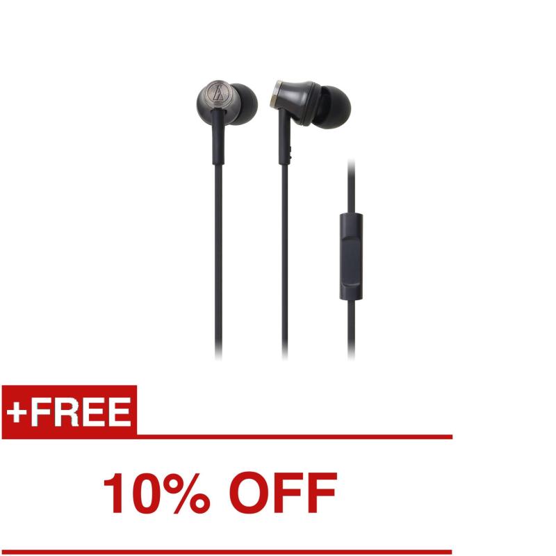 Audio-Technica ATH-CK330iS In-Ear Headphones (Black) Singapore