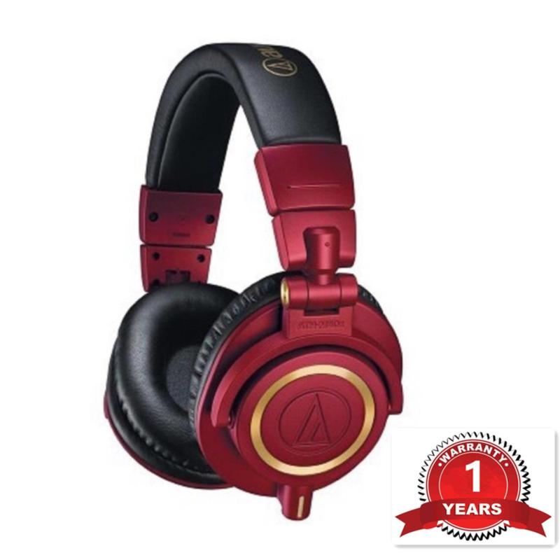 Audio-Technica ATH-M50x RD Limited Edition Professional Studio Monitor Headphones Singapore