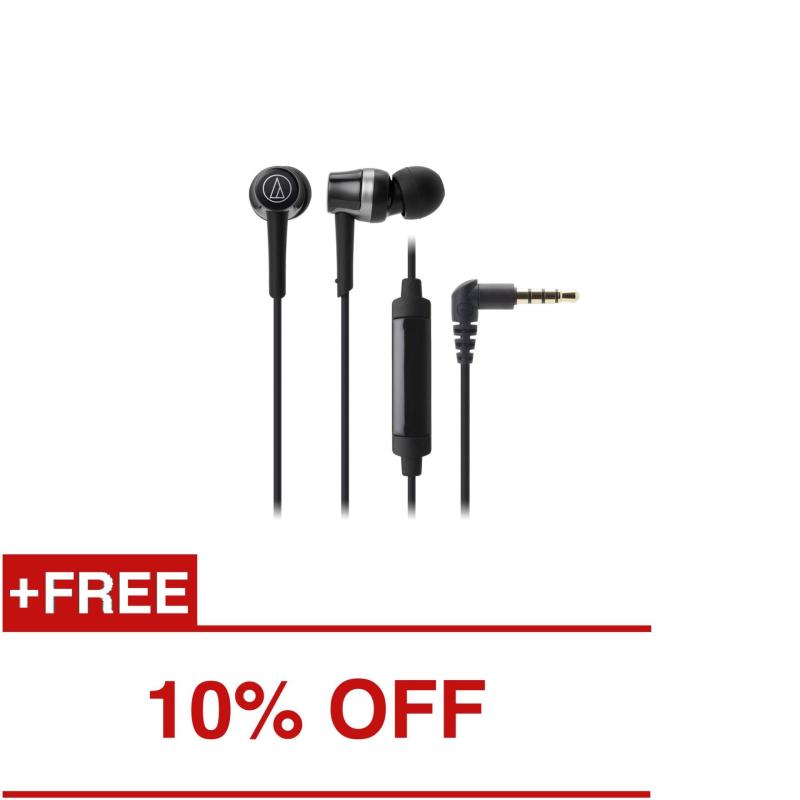 Audio-Technica Sound Reality ATH-CKR30iS In Ear Headphones for Smartphone (Black) Singapore