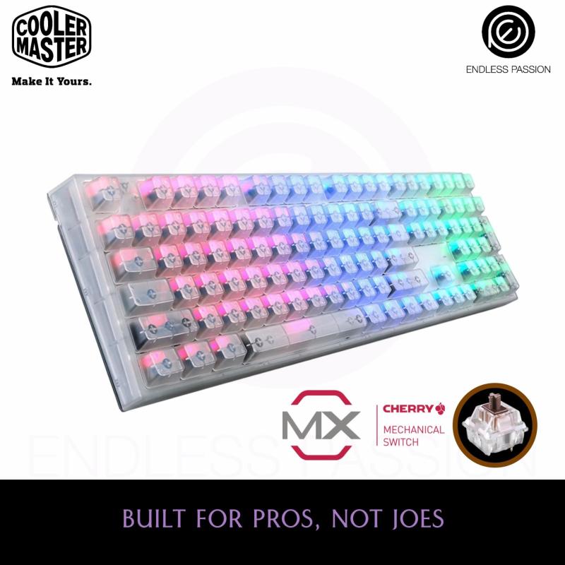 Cooler Master Masterkeys Pro L - RGB - Crystal Edition - MX Cherry Brown Singapore
