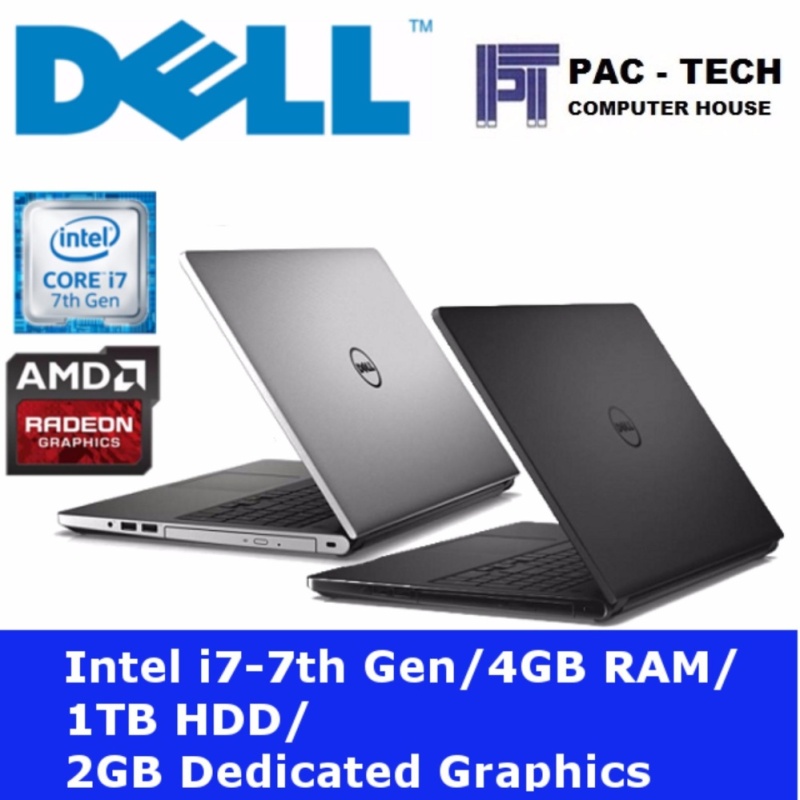 Dell Inspiron 5468/i7-7500U/14 HD Display/2GB Dedicated
Graphics/4GB RAM/1 Year On-Site Warranty