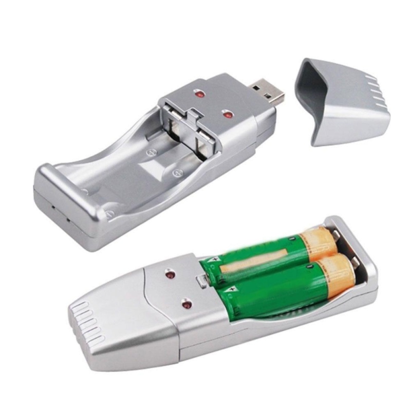 Eachgo Rechargeable NiMH AAA and AA High Capacity USB Charger SY UK - intl