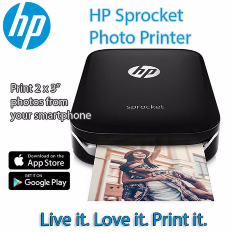 HP Sprocket Photo Printer Black with sprocket app Singapore