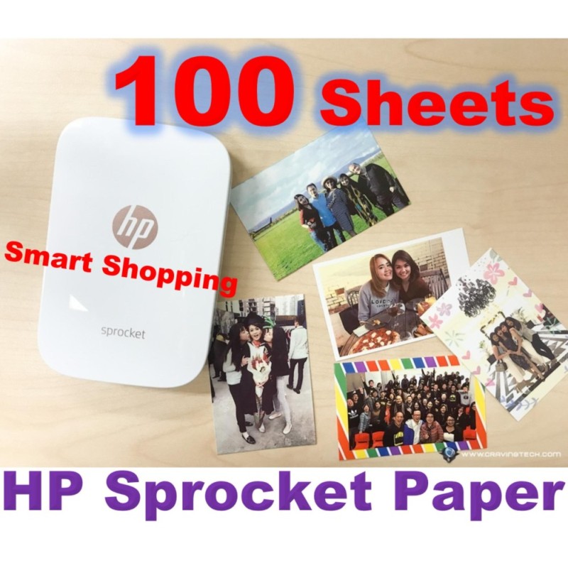 HP SPROCKET ZINK® Sticky-backed 2 x3 Photo Paper (100 Sheets) Singapore