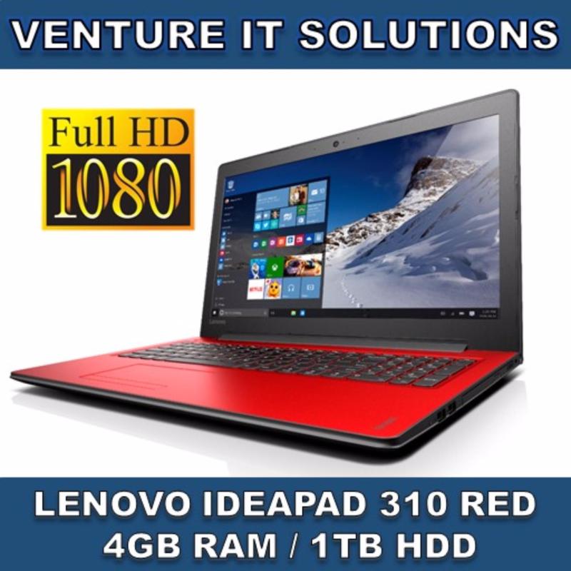 LENOVO IDEAPAD 310-14IKB I5-7200U 4GB 1TB GT920MX 14.0 FHD DVDRW WIN10 (RED)