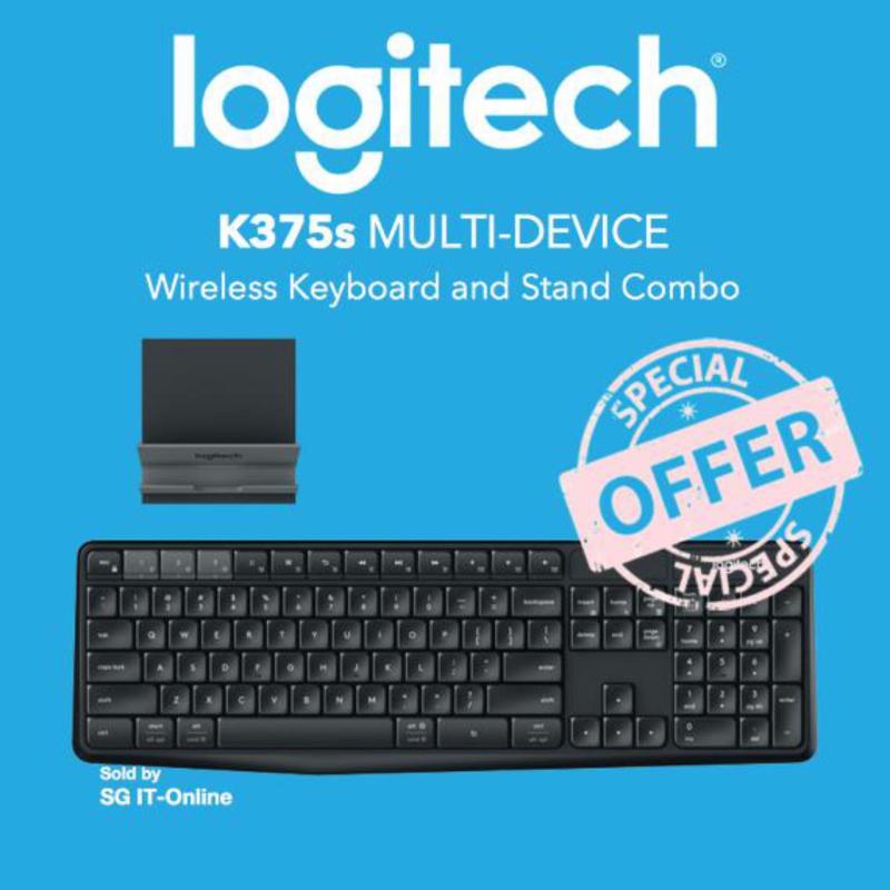 Logitech K375s Multi-Device Wireless Keyboard & Stand Combo