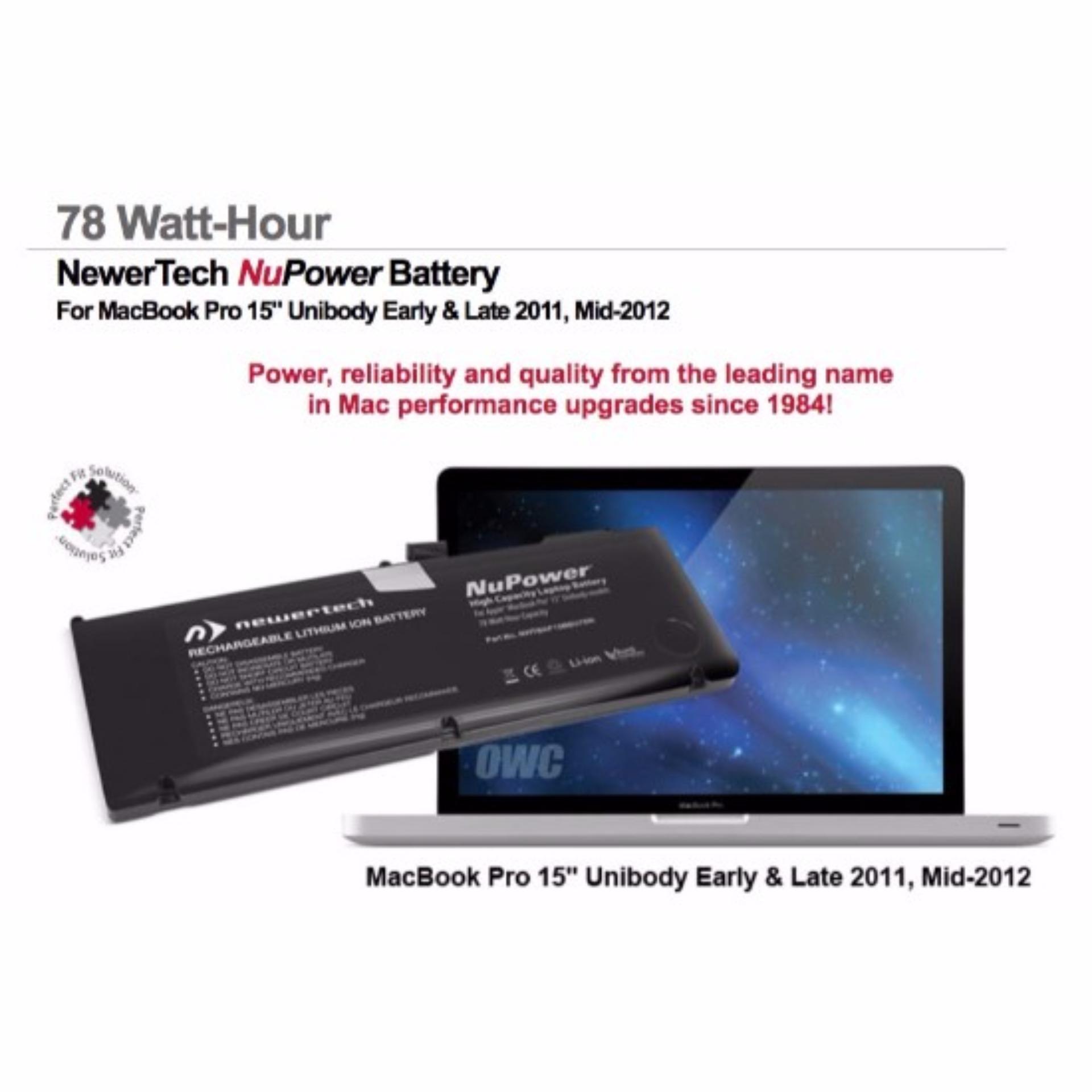 NuPower battery MacBookPro 15 2011 2012
