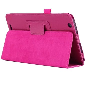PU Leather Cover Case For Acer Iconia One 8 B1-810 Magenta June 2018 - 3 PU Leather Cover Case for Acer Iconia One 8 B1-810 Magenta - 3