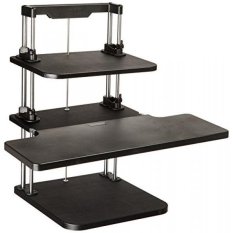 Pyle Sit Stand Desk Height Adjustable Stand Up Desk Computer