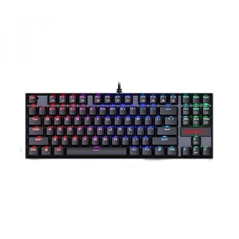 Redragon K552-RGB KUMARA RGB LED Backlit Mechanical Gaming Keyboard (Black) - intl Singapore