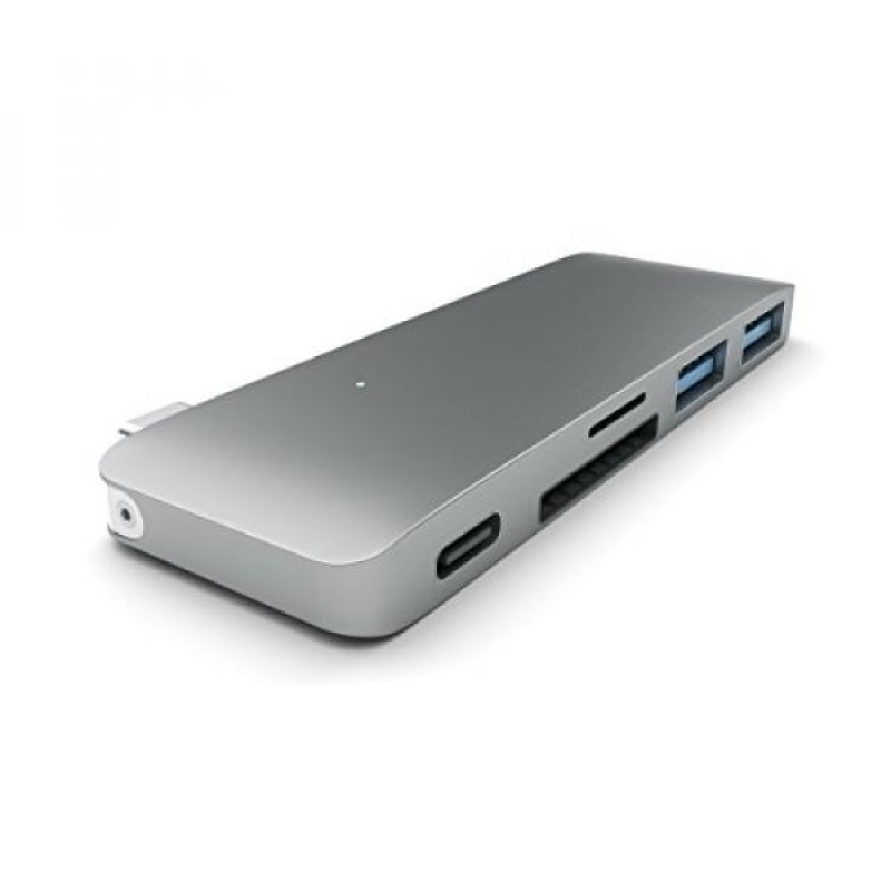 Satechi Type-C USB 3.0 3 in 1 Combo Hub for MacBook 12" (with USB-C Charging Port) (Space Gray) - intl