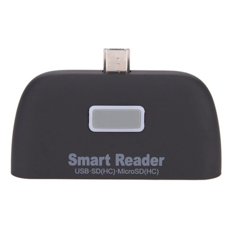 Smart USB 3.1 Type-C to USB 2.0/USB-C Charging Port HUB OTG sd tf Adapter Cable Black - intl
