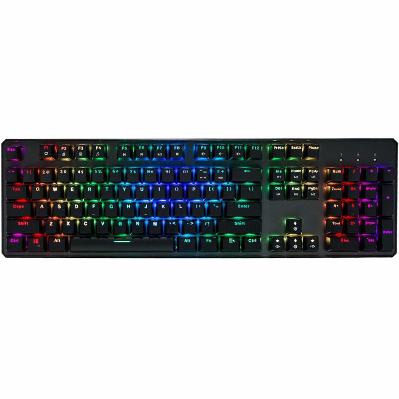 Tecware Phantom 104 Key Mechanical Keyboard, RGB LED, Red Switch