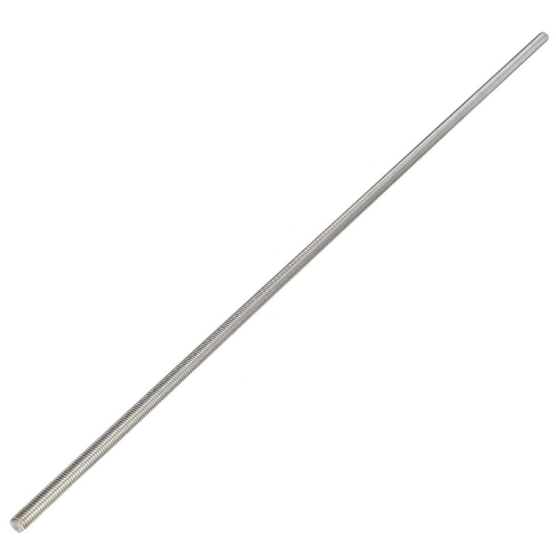 1Pcs Round Head Threaded Rod 304 Stainless Steel Screw M8 - intl