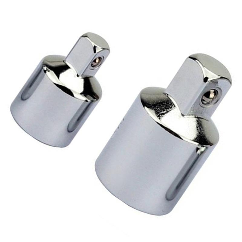 2pcs Anti rust High hardness Chrome Vanadium Steel Socket Reducer Adapter - intl