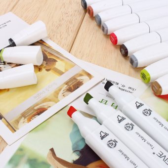 80 Colors Sets Touch Five Alcohol Graphic Art Twin Tip Pen Markers Broad Fine Point(Picea Meyeri) - Intl April 2018 - 5 80 Colors Sets Touch Five Alcohol Graphic Art Twin Tip Pen Markers Broad Fine Point(Picea meyeri) - intl - 5