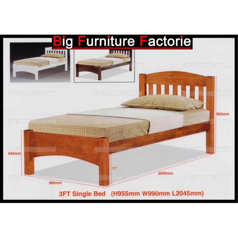 BFF-50-WB Solid Wooden Bed