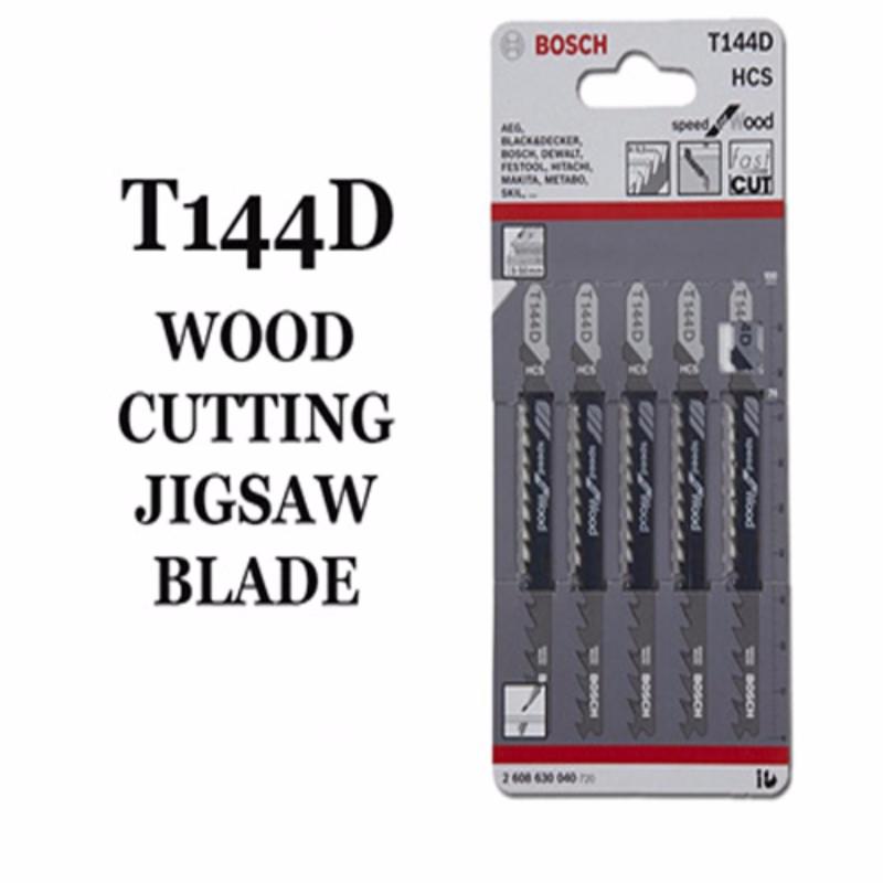 Bosch T144D Wood Cutting Jigsaw Blade (5pcs)