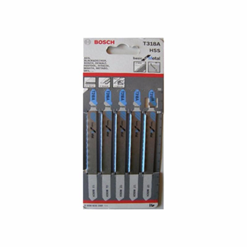 Bosch T318A Metal cutting Jigsaw Blade (5pcs)