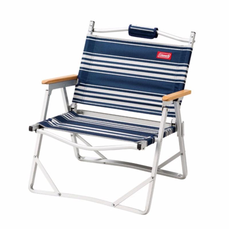 COLEMAN FIREPLACE COMPACT FOLDING CHAIR LIGHT WEIGHT ALUMINUM