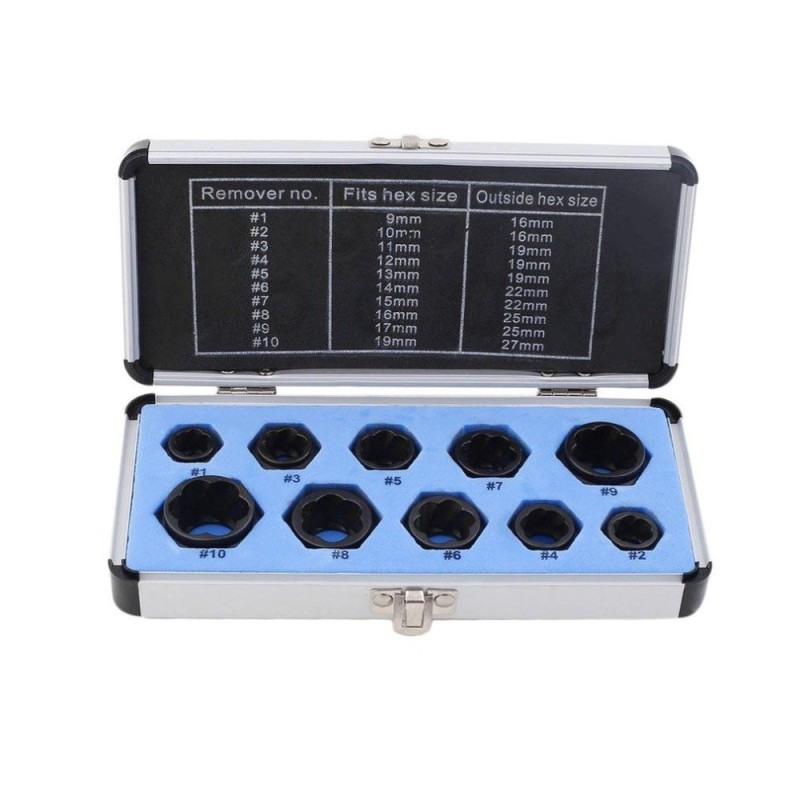 Craftsman Damaged Bolt Nut Remover Extractor Set Low Profile Bolt-Out - intl