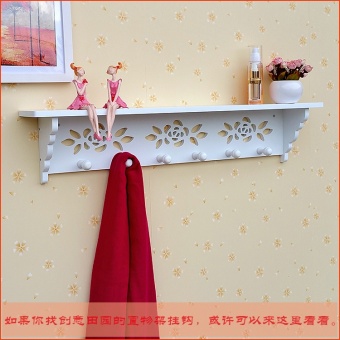 Creative Pastoral Coat Hooks Wall Door After Clothes Rack Bedroom Hanging Clothes Rack On The Wall Shelving Rack Decorative Shelf April 2018 - 2 Creative pastoral coat hooks wall door after clothes rack bedroom hanging clothes rack on the wall shelving rack decorative shelf - 2