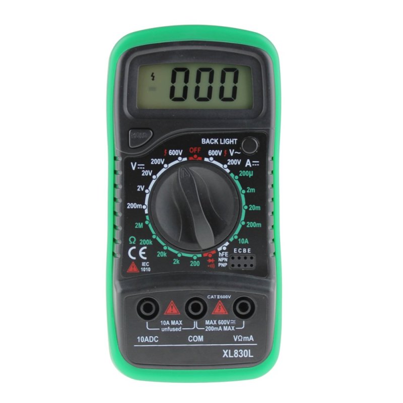 Digital LCD Multimeter Voltmeter Ammeter Volt Tester Test(Export)