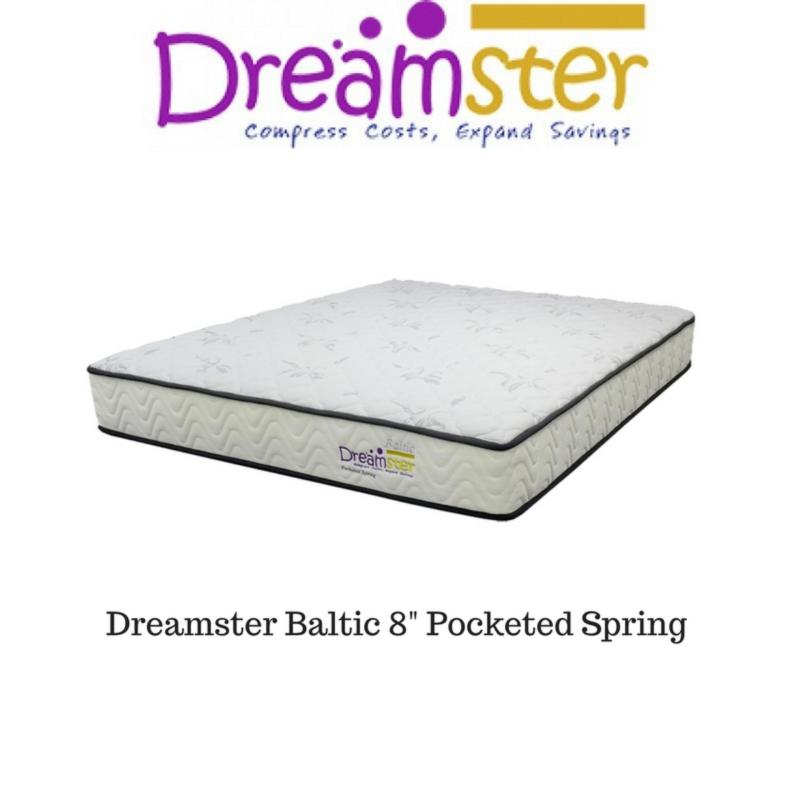 Dreamster Baltic 8" Pocketed Spring Mattress (Free Delivery)