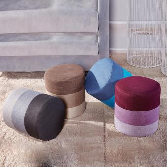 FARMIE: Durable Wooden Body Rainbow Linen Cloth Sitting Stool June 2018 - 2 FARMIE: Durable Wooden Body Rainbow Linen Cloth Sitting Stool - 2