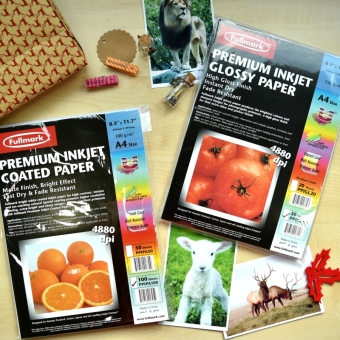 Fullmark Premium Inkjet Glossy Paper (Photo Paper), A4 Size, 21cm X 29.7cm Each (1 Pack, 20 Sheets Per Pack) - Compatible With HP, Canon, Epson And All Leading Inkjet Printers June 2018 - 2 Fullmark Premium Inkjet Glossy Paper (Photo Paper), A4 size, 21cm X 29.7cm each (1 Pack, 20 sheets per pack) - compatible with HP, Canon, Epson and all leading inkjet printers - 2