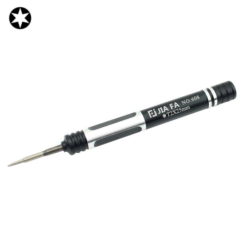 JIAFA JF-608-T2 Torx T2 Mobile Phone Repair Screwdriver (Black) - intl