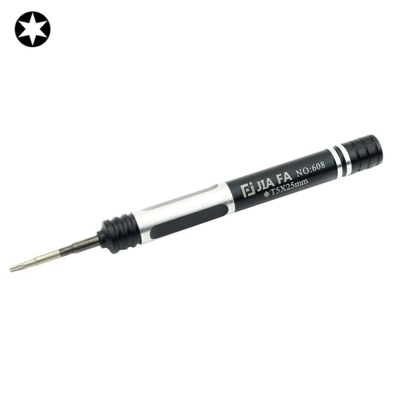 JIAFA JF-608-T5 Torx T5 Mobile Phone Repair Screwdriver (Black) - intl