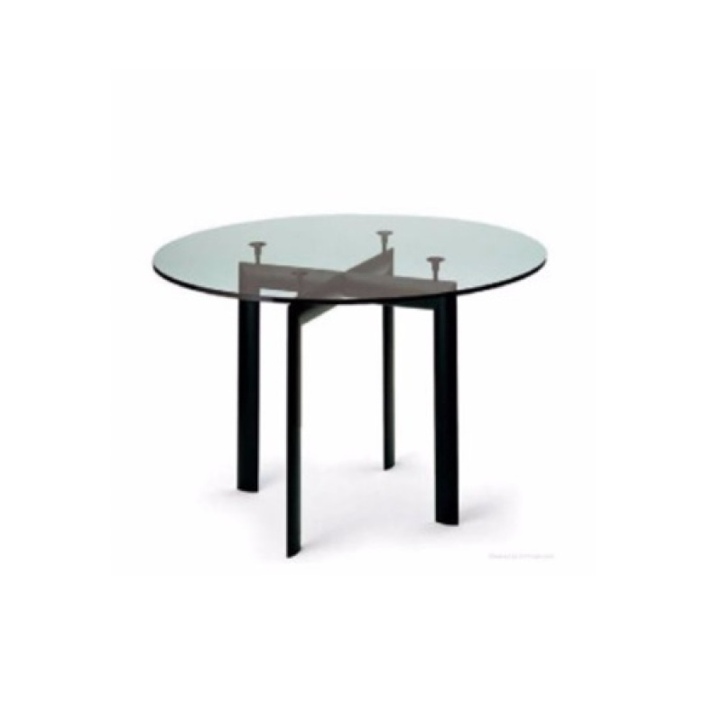 LC10 Round Tempered Glass Table